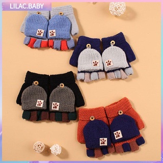 Lilac guantes De costura De colores Para niños y niñas