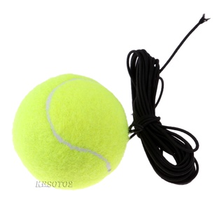 [KESOTO2] Pelota de entrenamiento de tenis de goma con cuerda para entrenamiento de práctica de tenis individual