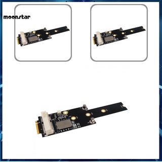 MS Mini PCI-E to NGFF M.2 Key M A/E Adapter Converter Card with SIM Slot Power LED