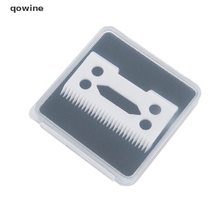qowine 28 dientes zirconia cortador de cerámica cuchilla para wahl clipper 8148/8504/8591/1919 cl