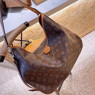 Lv Louis Vuitton Monograma De Couro Bolsa Sacola De Grande Capacidade Casual Shopper Bag Crossbody Bag (4)