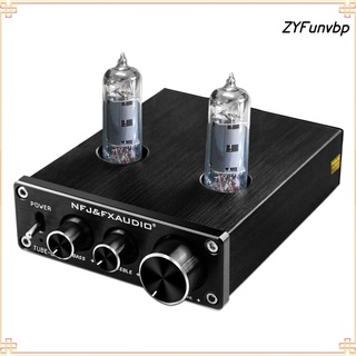 preamplificador de tubo de audio 6k4 tubo hi-fi preamplificador con control de graves y agudos cine en casa estéreo audio preamplificador dc 12v (2)