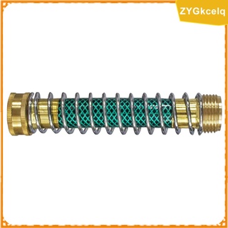 Brass Hose Extension Adapter Leak-Free Connector with Coil Spring Replacement Parts Fittings Accessory for Kitchen