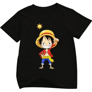Camiseta de niño/niña para 2 a 15 años - una pieza D. Luffy designs ropa de verano para niños (7)