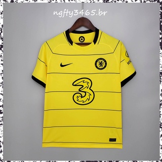 [ngfty3465.br]21/22 Temporada Chelsea visitante/camiseta de fútbol deportiva de visitante