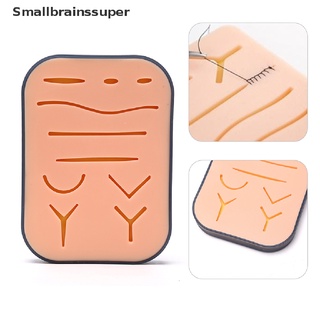 Smallbrainssuper Silicone Medical Skin Suture Surgical Training Wound Suture Practice Mat Model SBS