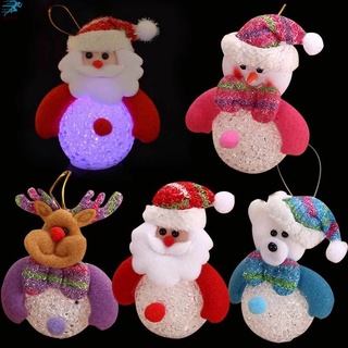 Adornos Luminosos/reno/papá Noel/muñeca De nieve/oso/Alce Para decoración De árbol De navidad