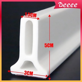 [Deeee] Barrera de goma plegable para la presa de agua de ducha de silicona, barrera de agua, separación húmeda y seca y
