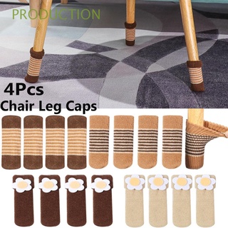 PRODUCTION Floor Protector Chair Leg Caps Protective Case Furniture Socks Pads Chair Socks Knitted Non-Slip Cups High Elastic Furniture Feet Cover
