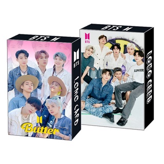 30 unids/Set Kpop BTS nueva mantequilla Lomo tarjetas V J-HOPE RM SUGA JIMIN JUNG KOOK JIN tarjetas de fotos postales para Fans regalos (6)