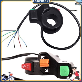dm - interruptor universal de señal de luz de encendido/apagado para manillar de motocicleta atv de 22 mm