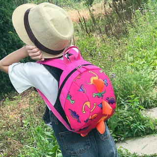 niñas lindo dinosaurio bebé viaje anti-pérdida mochila niño arnés de seguridad rosa