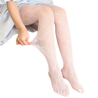 Expen Sweet medias para niños/medias de moda con lazo/pantimedias Lolita/calcetines de red transpirables de primavera sin costuras/Multicolor (9)