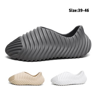 favorito nuevo estilo corredor de espuma diapositiva negro cueva zapatos sandalias de playa para hombres tamaño 39-46