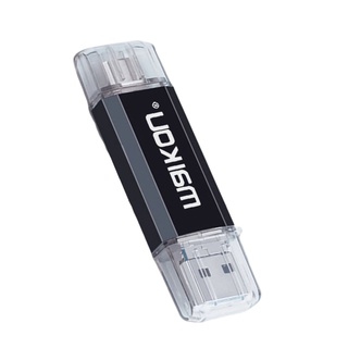 3 en 1 256g usb flash drive type-c&micro usb thumb drive memory stick negro