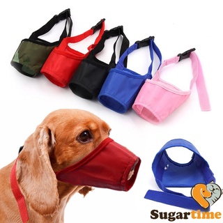 Cr+Cesta de boca ajustable para cachorros/mascotas/cubierta de seguridad Anti mordida/bozal para perro