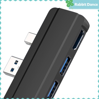 [conejo De baile] concentrador Usb Dock Adaptador De puerto Usb 3.0 Para Microsoft ryzen Pro 3 4 Laptop (7)
