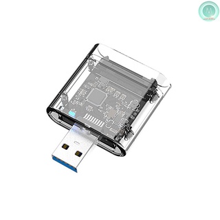 Rx USB Gen1 SATA caso de unidad de estado sólido SSD caja M.2 NGFF portátil disco duro caso compatible SATA B-KEY M.2 SSD transparente