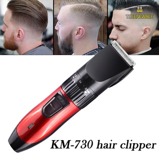1pcs Kemei Km-730 220V Electric Trimmer Razor Rechargeable Wireless Hair Cutter
