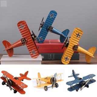 srs Aircraft Model Metal Ornaments Retro Wrought Iron Crafts for Home Wine Cabinet Porch Decoration Furnishings