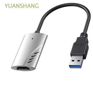 Yuanshang video grabación en Vivo Usb 3.0 video 4k60hz/convertidor Hdmi a Usb tarjeta De Captura De video