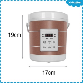 Small Electric Rice Cooker Non-stick Liner for Car Porridge Meal Heater (5)
