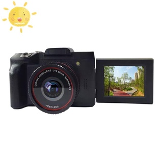 16mp 16x zoom 1080p hd pantalla de rotación mini mirroless cámara digital videocámara dv con micrófono incorporado