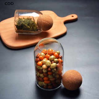[cod] tarro de vidrio con tapa botella tanque de almacenamiento sellado latas de té cereales frascos transparentes caliente