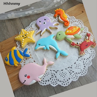 Hmy> 8pcs/set Sea Creature Cookie Cutter Mini Cookie for DIY Baking Biscuit Mold Tool well