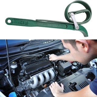 8/12 inch Multi-Purpose Adjustable Belt Wrench Plumbing Steel Handle Adjustable Strap Oil Filter Strap Opener Wrench (8)