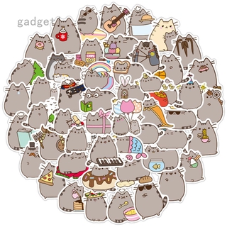 100 pegatinas pusheen cat doodle pegatinas de dibujos animados para niños