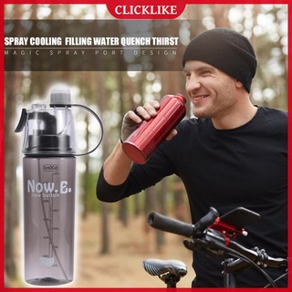 (clicklike) 600ml deportes spray hervidor de agua al aire libre ciclismo camping a prueba de fugas botella de agua
