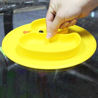 Bsfc Baby Plate Duck Dishes Table Mat Silicone platos Suction Tray Antislip Mini Mat Fancy