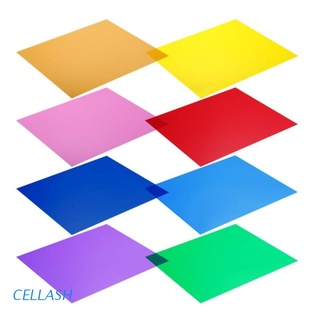 cellash professional color gel filtro fotografía kits transparente color filtro de gel de luz filtro para escenas de variedad