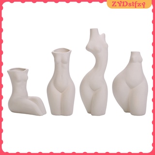 Nuded Female Body Vase Planter Pot Figurines Living Room Home Decoration (1)