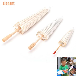 elegante *# 1 pza paraguas de papel para niños/accesorio de bricolaje chino/decoración artesanal tradicional