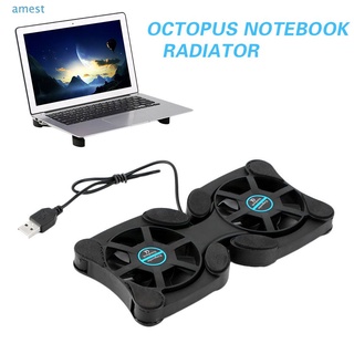 [READY] USB Mini Octopus Laptop Notebook Foldable Folding Fan Cooler Cooling Pad 1 Pcs-Ventilador silencioso Dissipação rápida de calor Conveniente AMANDASS (1)