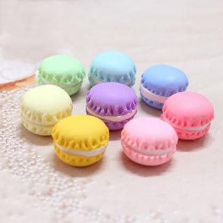 10PCS Slime Charms Simulation Macaron Resin Plasticine Slime Accessories Beads Making Supplies (5)