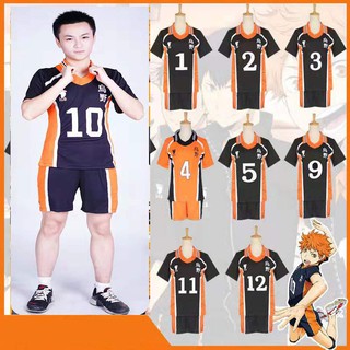 Haikyuu Shouyou Hinata Karasuno uniforme de voleibol Jersey Cosplay disfraz