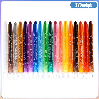 18 colores giratorios crayon niños\\\\'s cera palo para dibujar seguro y no tóxico