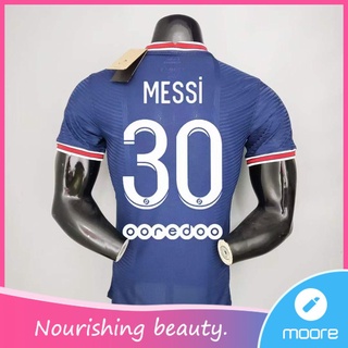 MOORE_CL Camisa Nueva Paris Saint-Germain Casa Y Visitante No . 30 Messi