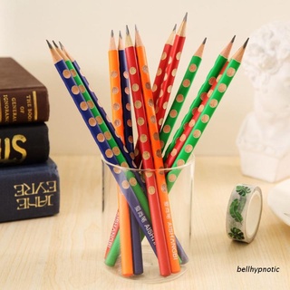 Bel 12 pzs lápices de madera Triangular HB corrector/lápiz de madera para niños/papelería/papelería/lápiz de escritura