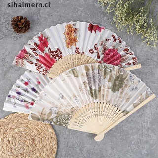 sihai abanico de seda chino estilo japonés plegable ventilador de boda regalos de arte danza ventilador de mano. (1)