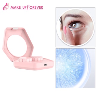 [Make_up Forever] limpiador ultrasónico de lentes de contacto recargable para limpieza rápida blanco