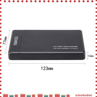 2.5'' USB3.0 Hard Drive Disk HDD External Enclosure Case with USB3.0 Cable