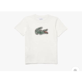 Lacoste French crocodile cute big logo kids T-shirt~
