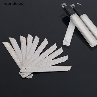 Wendcrzy 10/box cutter letter opener snap off replacement blades 9mm utility knife blades CL