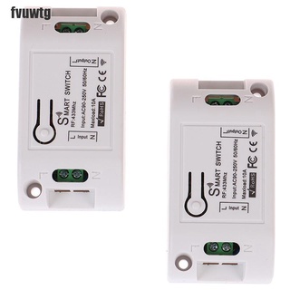 fvuwtg 433 Mhz RF Smart Switch Wireless RF Receiver Timer Relay Phone Remote Control