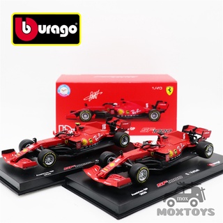 Bburago 1 : 43 2020 F1 Ferrari SF1000 # 5 S.Vettel/16 C.Leclerc Austrian Signature Series Diecast Modelo Coche