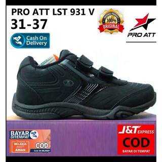 Negro zapatos escolares Pro ATT LST o 30-37